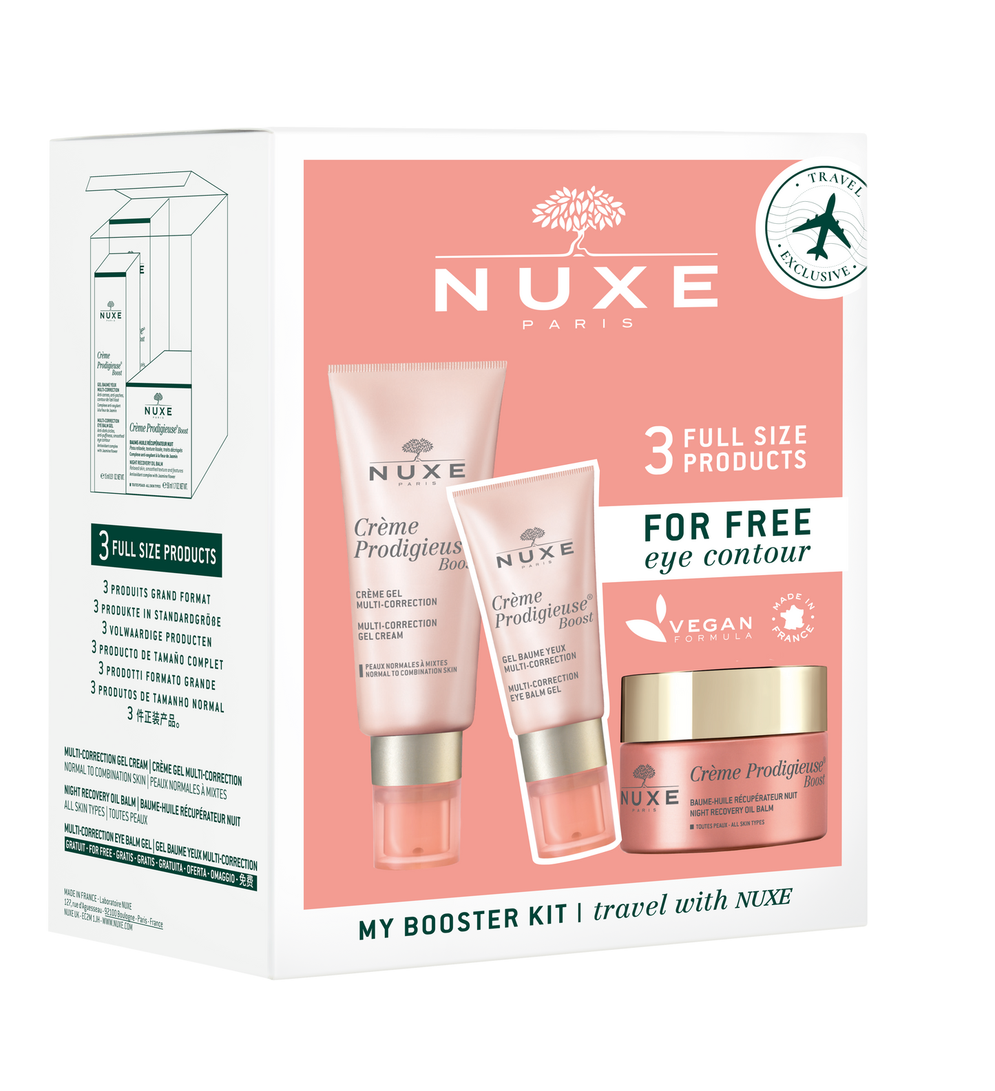 Travel with Nuxe® My Booster Kit
