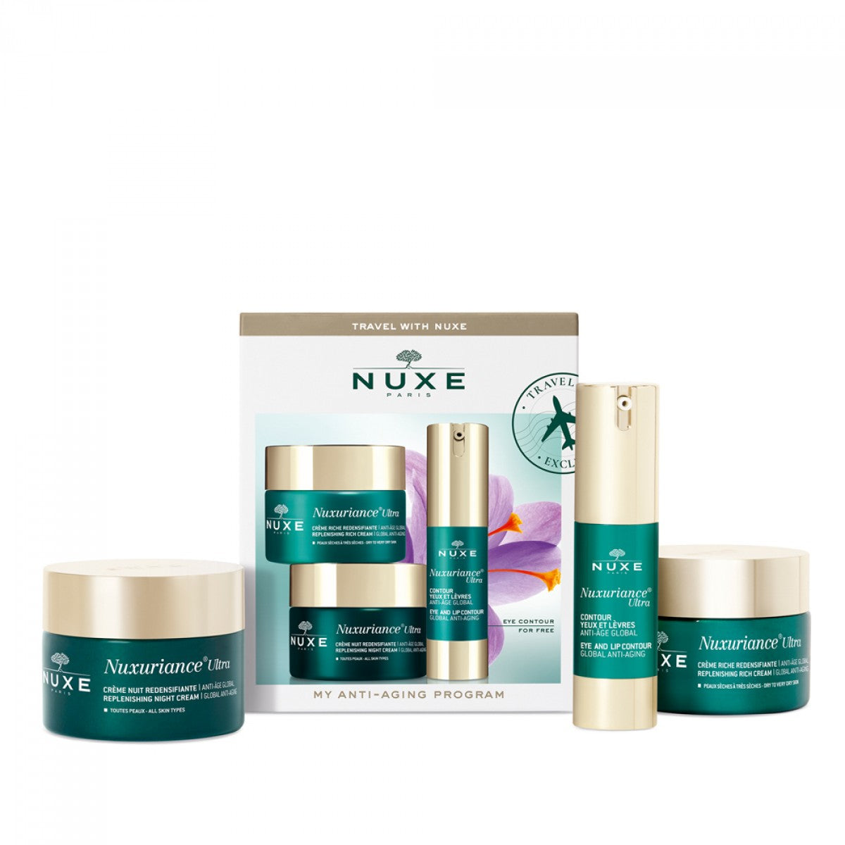 Travel with Nuxe My Anti-aging program